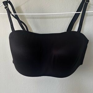 Victoria's Secret Black Strapless Bra